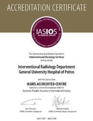 Accreditation Certificate (IASIOS Accredited Centre)